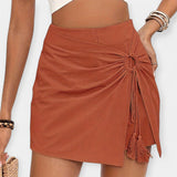 Šorti-svārciņš ar augstu vidukli