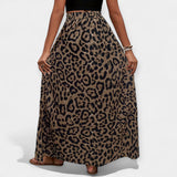 Leoparda raksta midi svārki