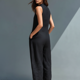 Līva – Bezpiedurkņu linu kombidress
