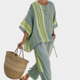 Vējūne – boho stila lina un bambusa komplekts