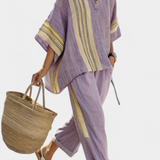 Vējūne – boho stila lina un bambusa komplekts